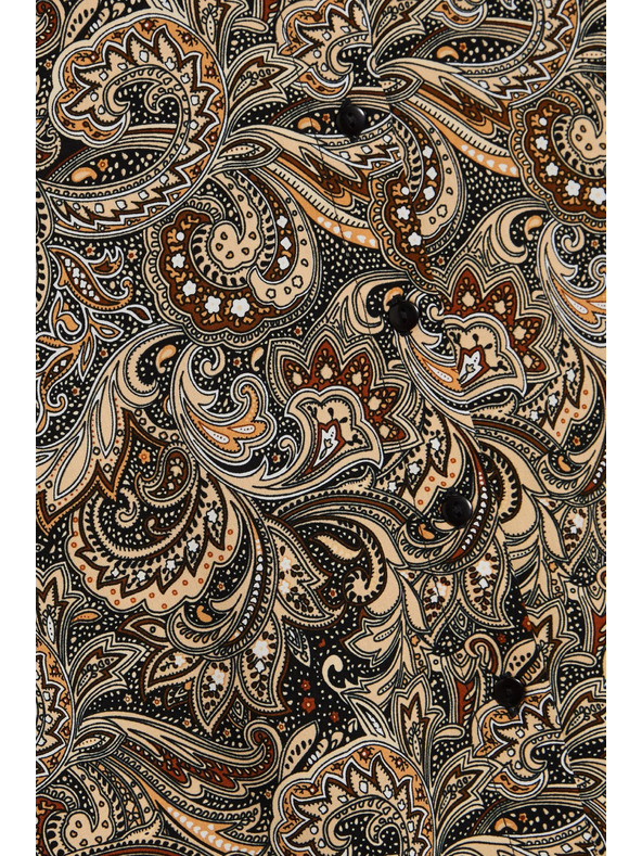 Moodo Uzorovana smeđa košulja Moodo