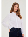 Moodo Bijela viskozna košulja Moodo