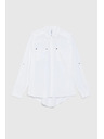 Moodo Bijela viskozna košulja Moodo