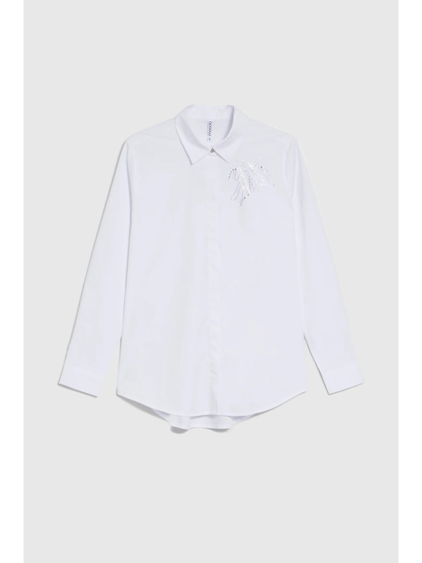 Moodo Bijela košulja s ovratnikom Moodo