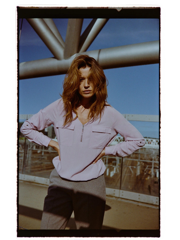 Moodo Ružičasta viskozna košulja Moodo