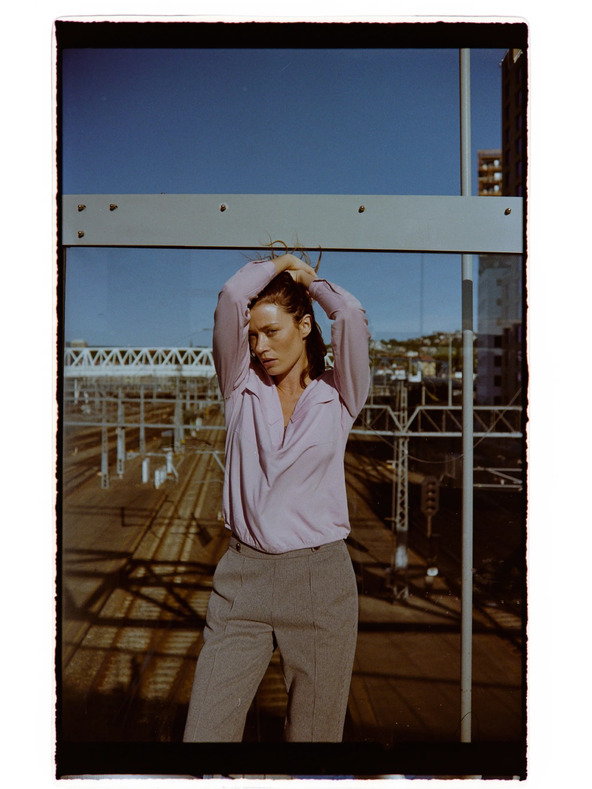 Moodo Ružičasta viskozna košulja Moodo