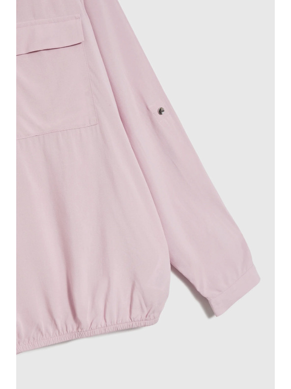 Moodo Ružičasta viskozna košulja Moodo