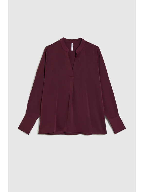 Moodo Elegantna burgundska košulja Moodo