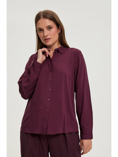 Moodo Vinska viskozna košulja Moodo
