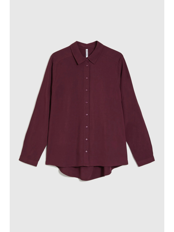 Moodo Vinska viskozna košulja Moodo