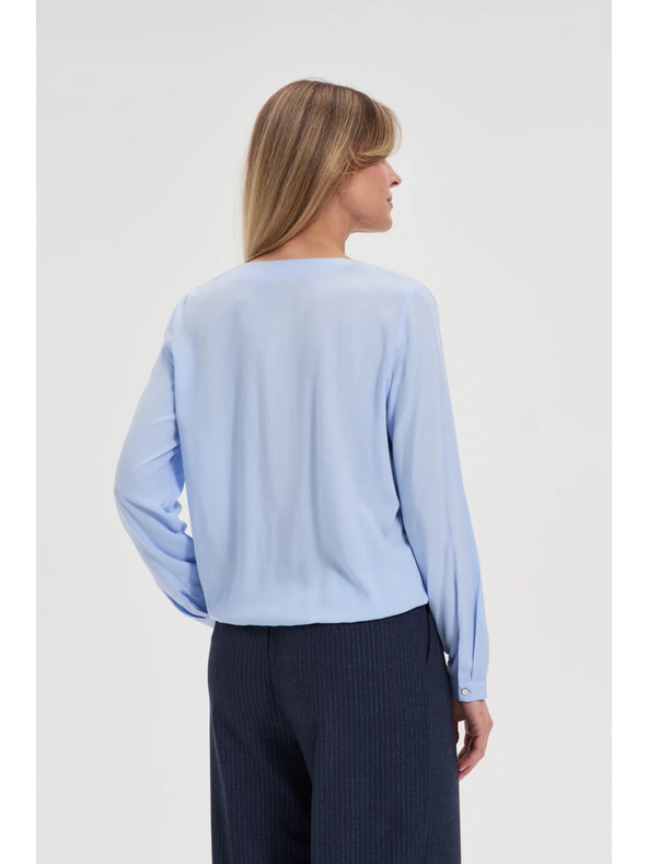 Moodo Svijetloplava viskozna košulja Moodo