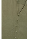 Moodo Maslinasta viskozna košulja Moodo