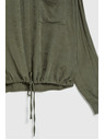 Moodo Maslinasta viskozna košulja Moodo