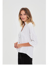 Moodo Bijela košulja s kratkim rukavima Moodo
