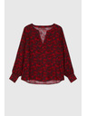 Moodo Bordo cvjetna košulja Moodo