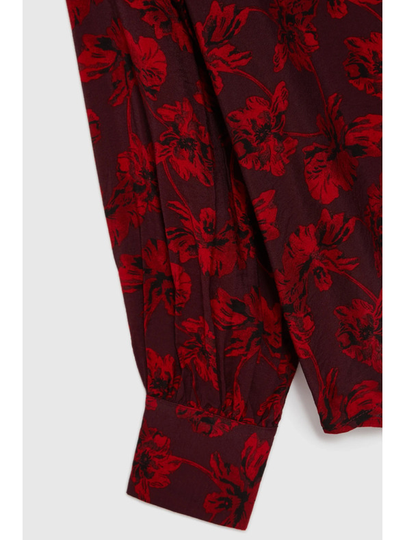 Moodo Bordo cvjetna košulja Moodo