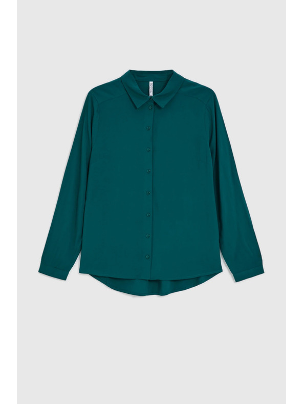 Moodo Zelena viskozna košulja Moodo