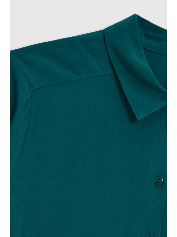 Moodo Zelena viskozna košulja Moodo