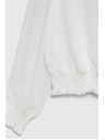 Moodo Bijela košulja s naboranim rukavima Moodo