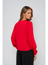 Moodo Crvena bluza s ružama Moodo