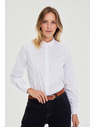 Moodo Glatka košulja bijela Moodo