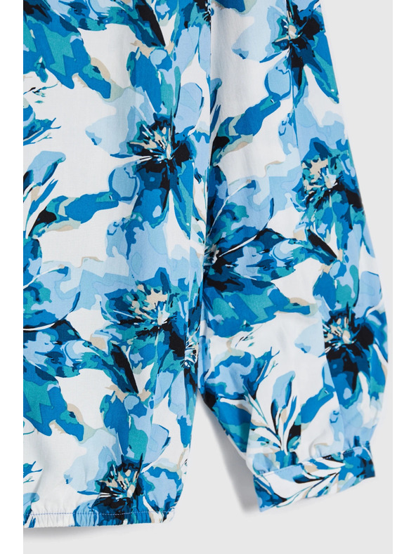 Moodo Uzorkovana košulja plava Moodo