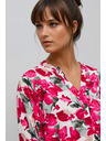 Moodo Uzorkovana košulja fuksija Moodo