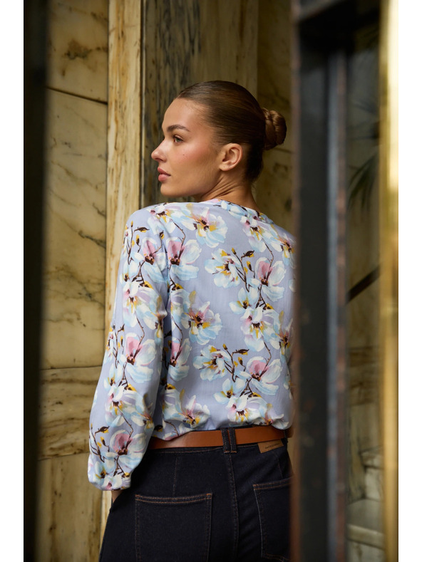 Moodo Svijetloplava viskozna košulja Moodo