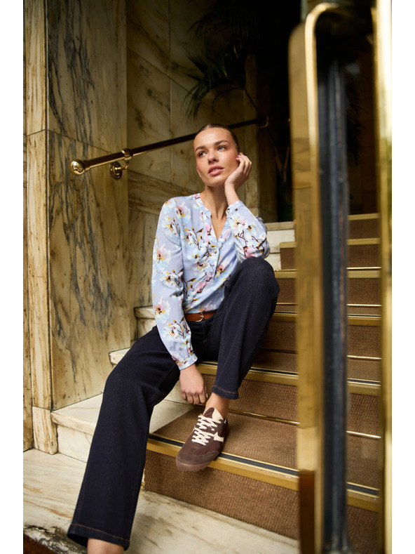 Moodo Svijetloplava viskozna košulja Moodo