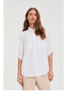 Moodo Bijela bluza s podvrnutim rukavima Moodo