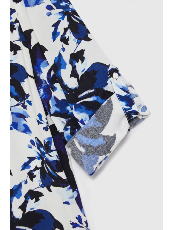 Moodo Bijela cvjetna košulja Moodo