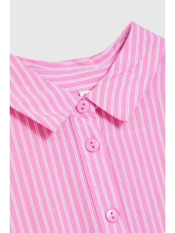 Moodo Ružičasta prugasta košulja Moodo