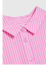 Moodo Ružičasta prugasta košulja Moodo