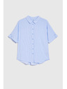 Moodo Svjetloplava prugasta košulja Moodo