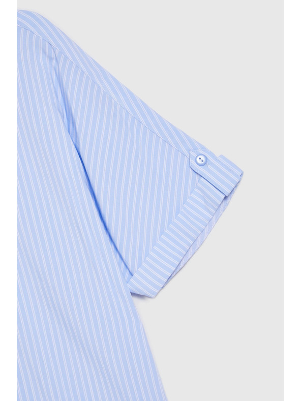 Moodo Svjetloplava prugasta košulja Moodo