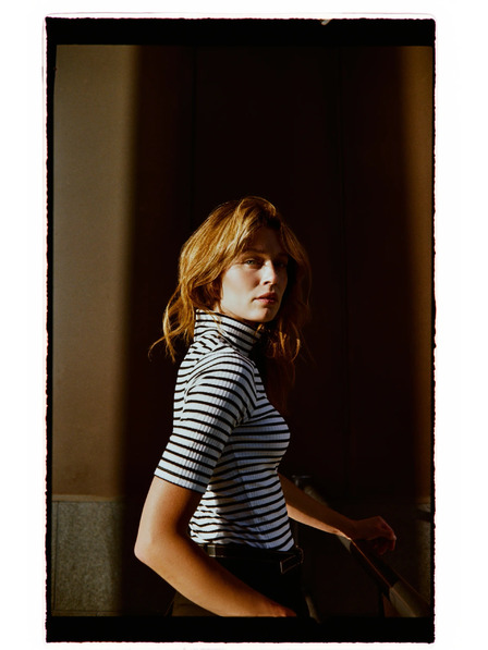 Moodo Majica s ovratnikom u prugama Moodo