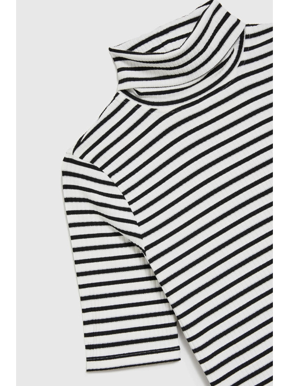 Moodo Majica s ovratnikom u prugama Moodo