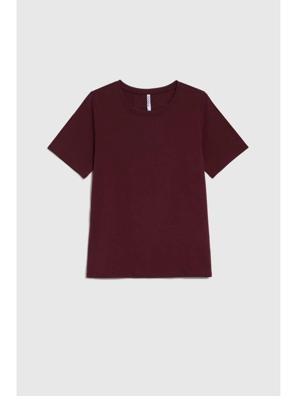 Moodo Glatka bordo majica Moodo