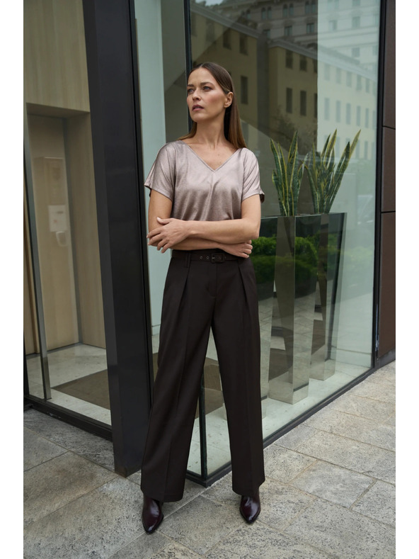 Moodo Bluza od šljokičastog materijala ružičasta Moodo