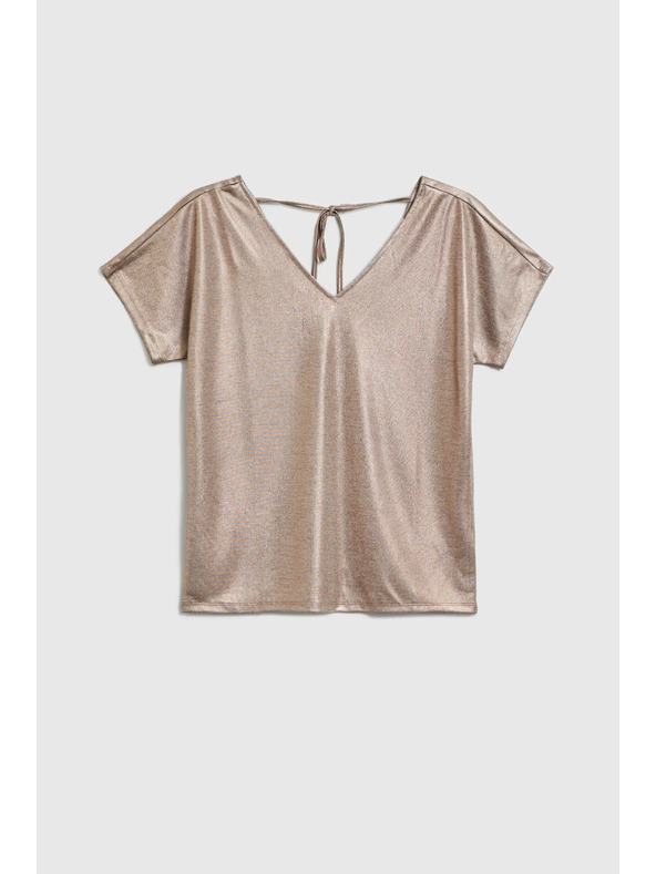 Moodo Bluza od šljokičastog materijala ružičasta Moodo