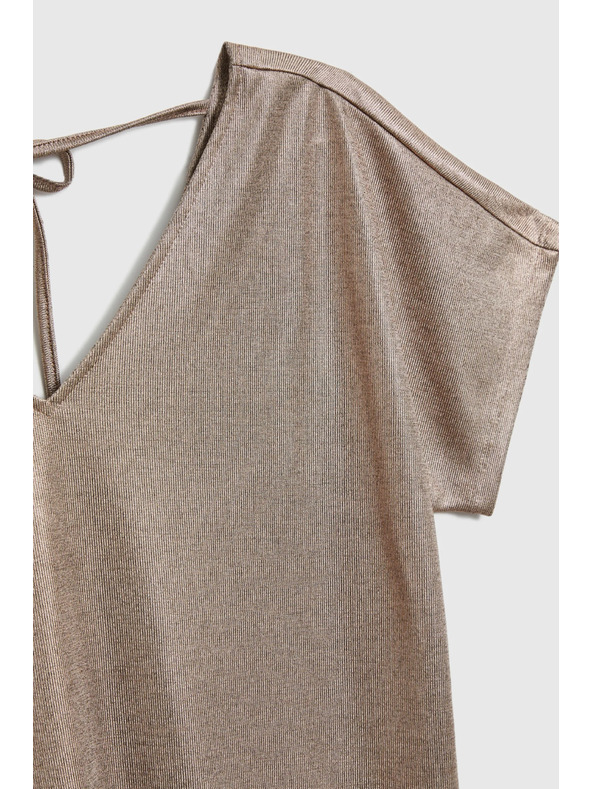 Moodo Bluza od šljokičastog materijala ružičasta Moodo