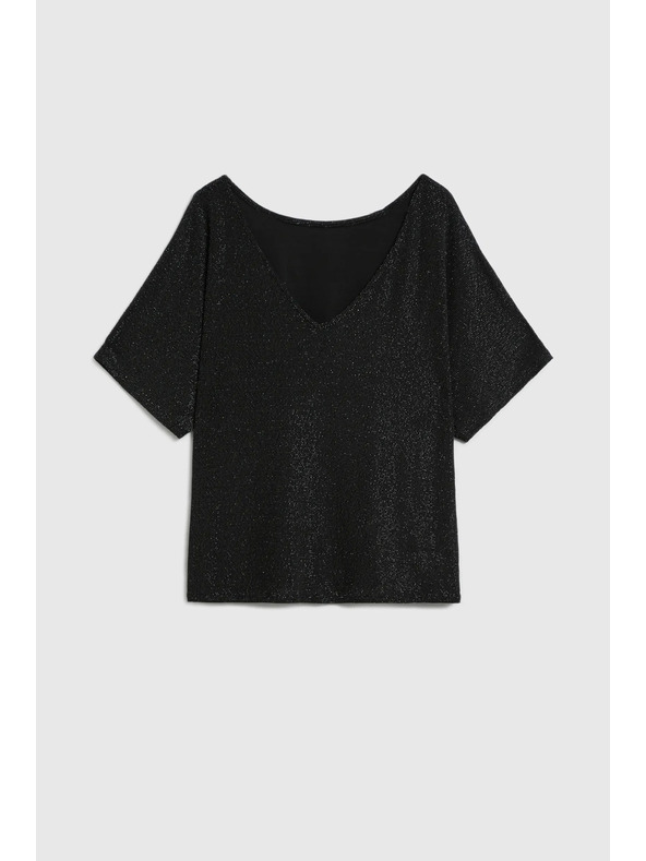 Moodo Bluza za nošenje na dva načina crna Moodo