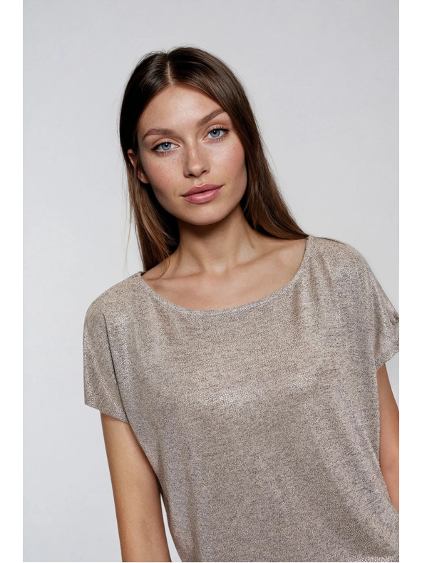 Moodo Sjajni top srebrni Moodo