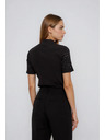 Moodo Crna majica kratkih rukava Moodo