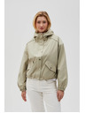 Moodo Kratka jakna s kapuljačom maslinasta Moodo