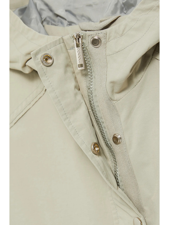 Moodo Kratka jakna s kapuljačom maslinasta Moodo