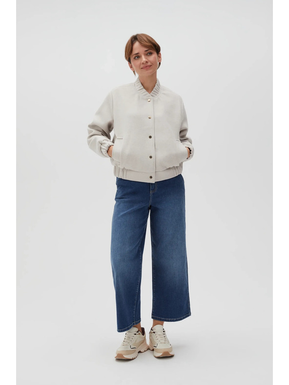 Moodo Bež ženska bomber jakna Moodo