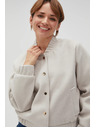 Moodo Bež ženska bomber jakna Moodo