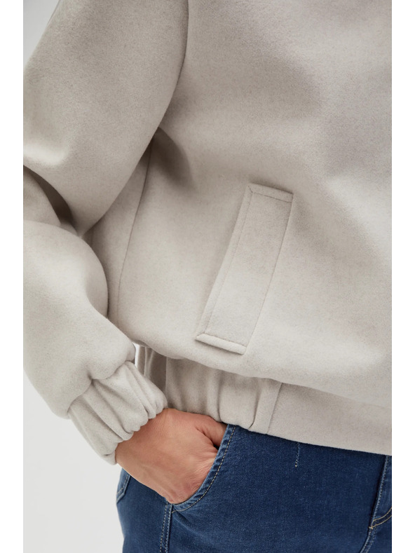 Moodo Bež ženska bomber jakna Moodo