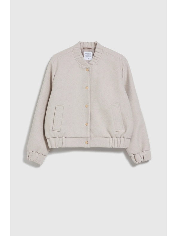 Moodo Bež ženska bomber jakna Moodo