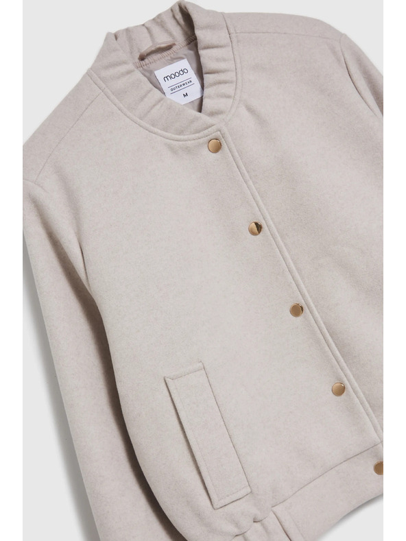 Moodo Bež ženska bomber jakna Moodo