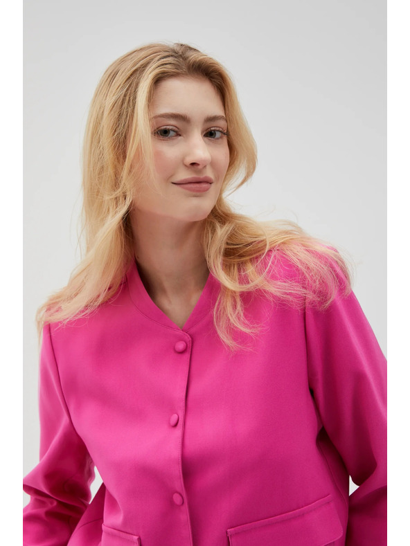 Moodo Jakna na gumbe fuksija Moodo