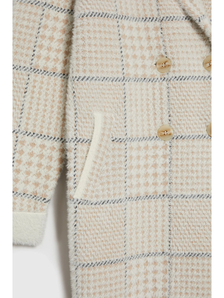 Moodo Kaput kockasti bež Moodo