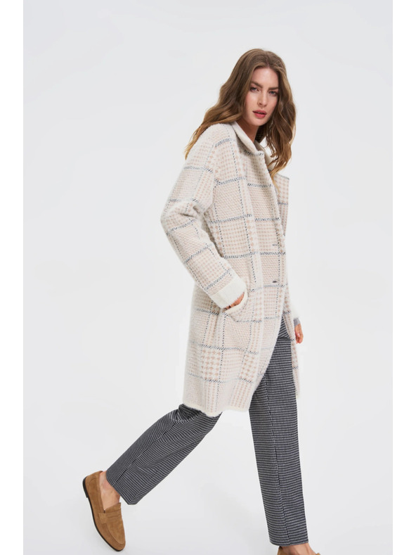 Moodo Kaput kockasti bež Moodo